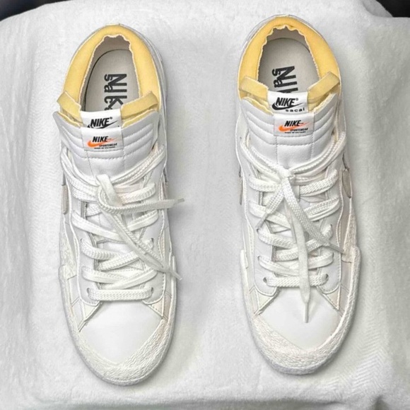Nike x sacai Blazer Low “White Patent” – Size 15M *BigBoy* - Picture 5 of 10
